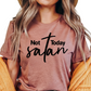 Not Today Satan T-Shirt - Christian Graphic Tee for Women, Faith-Based Apparel, Inspirational Shirt, Spiritual Gift Idea for Her