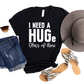 I Need a Huge Glass of Wine Shirt | Funny Wine Lover Tee | Wine Night Graphic T-Shirt | Cute Drinking Shirt | Gift for Wine Enthusiasts