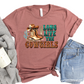 Long Live the Cowgirls T-Shirt - Western Graphic Tee for Country Girls - Cowgirl Boots Shirt - Rustic Rodeo Shirt - Country Life Tee