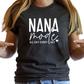 Nana Mode T-Shirt - Cute Graphic Tee for Grandmas - All Day Every Day Nana Life Shirt - Funny Nana Gift Idea - Comfortable Grandma Tee