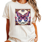 The Antisocial Butterfly T-Shirt - Mystical Butterfly Graphic Tee - Funny Introvert Shirt - Spiritual Aesthetic Gift for Her - Casual Top