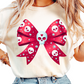 Valentine's Day Skull Bow T-Shirt - Cute Gothic Coquette Tee - Pastel Goth Graphic Tee for Women - Alternative Fashion Top