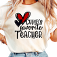 Cupid's Favorite Teacher T-Shirt - Valentine's Day Teacher Shirt - Cute Teacher Gift - Funny Heart Graphic Tee for Educators