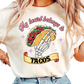 My Heart Belongs to Tacos Sweatshirt or T-Shirt - Funny Hand Taco Graphic - Trendy Valentine’s Day Pullover - Cute Gift for Taco Lovers