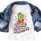 Heart Crusher Dinosaur Shirt - Baby, Toddler, Youth Sizes - Funny Valentine's Day Tee for Kids - Cute Dino Graphic Holiday Outfit