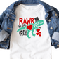 Rawr Means I Love You T-Rex Valentine's Shirt - Baby, Toddler, Youth Sizes - Cute Dinosaur Valentine's Day Shirt for Boys or Girls