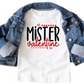 Mister Valentine Shirt for Baby, Toddler, and Youth Sizes - Cute Boys Valentine's Day Outfit - Heart Graphic Tee for Kids