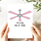 I'm a Big Fan of Yours Greeting Card - Cute and Funny Pun Card for Valentine's Day, Anniversary, or Appreciation Gift - Couples Card