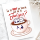 Is It Hot in Here Funny Love Card - Cute Hot Cocoa and Marshmallows Greeting Card - Romantic Pun Card for Valentine’s Day or Anniversaries