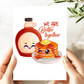 We Are Better Together Pancakes and Syrup Card - Cute Romantic Pun Card - Funny Breakfast Love Card - Perfect for Couples and Foodies