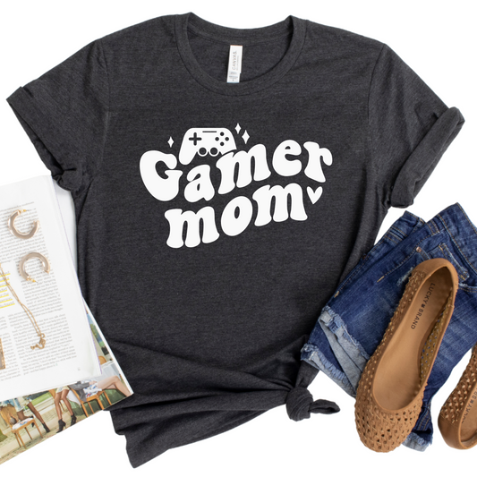 Gamer Mom Shirt - Funny Gaming Tee for Moms - Cool Video Game T-Shirt for Women - Gamer Gift Idea - Casual Mom Gamer Outfit