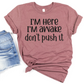 If You See Me Talking to Myself T-Shirt - Funny Do Not Disturb Graphic Tee - Sarcastic Humor Shirt for Women - Witty Gift for Friends