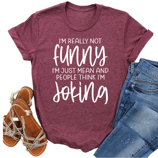 I Know the Voices Aren't Real T-Shirt - Funny Sarcastic Quote Shirt - Witty Humor Graphic Tee - Great Ideas Shirt for Quirky Personalities