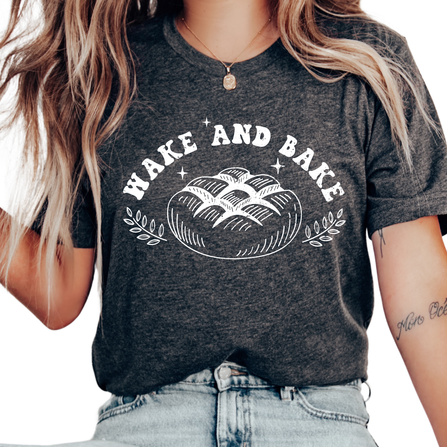 Wake and Bake Shirt, Funny Sourdough, Bakers T-Shirt, Sourdough Starter Tee, Funny Bread Shirt, Breadmaker Gift for Bakers and Bread Lovers