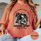 Cowgirl Spirit Comfort Colors® Shirt, Blaze Your Own Trail Shirt, Western Graphic Tee, Wild and Free Horse Shirt, Retro Rodeo Cowgirl Tee