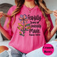 Fearfully and Wonderfully Made Comfort Colors® Shirt, Christian Floral Bible Verse Tee, Psalms 139:14 Shirt, Faith-Based Tee, Inspirational