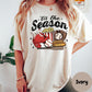 Tis the Season Comfort Colors® Shirt, Baseball Game Day Tee, Funny Softball Shirt, Retro Ballpark Shirt, Cute Sports Graphic Tee