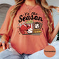 Tis the Season Comfort Colors® Shirt, Baseball Game Day Tee, Funny Softball Shirt, Retro Ballpark Shirt, Cute Sports Graphic Tee