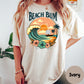 Beach Bum Comfort Colors® Shirt, Retro Summer Sunset Graphic Tee, Coastal Beach Shirt, Boho Surf Shirt, Tropical Vacation Shirt