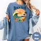 Beach Bum Comfort Colors® Shirt, Retro Summer Sunset Graphic Tee, Coastal Beach Shirt, Boho Surf Shirt, Tropical Vacation Shirt