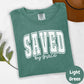 Saved by Grace Comfort Colors® Shirt, Christian Graphic Tee for Women, Faith Based Shirt, Bible Verse Shirt, Spiritual Gift for Her