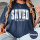 Saved by Grace Comfort Colors® Shirt, Christian Graphic Tee for Women, Faith Based Shirt, Bible Verse Shirt, Spiritual Gift for Her