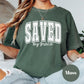 Saved by Grace Comfort Colors® Shirt, Christian Graphic Tee for Women, Faith Based Shirt, Bible Verse Shirt, Spiritual Gift for Her