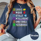 Autism Awareness Shirt, Comfort Colors® Shirt, Puzzle Piece Graphic Tee, Acronym Support Shirt, Neurodiversity Shirt, Inclusive Message Tee