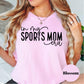 In My Sports Mom Era Comfort Colors® Shirt, Cute Game Day Mom Shirt, Trendy Sports Mama Tee, Athlete Parent Shirt, Softball Baseball Mom Tee