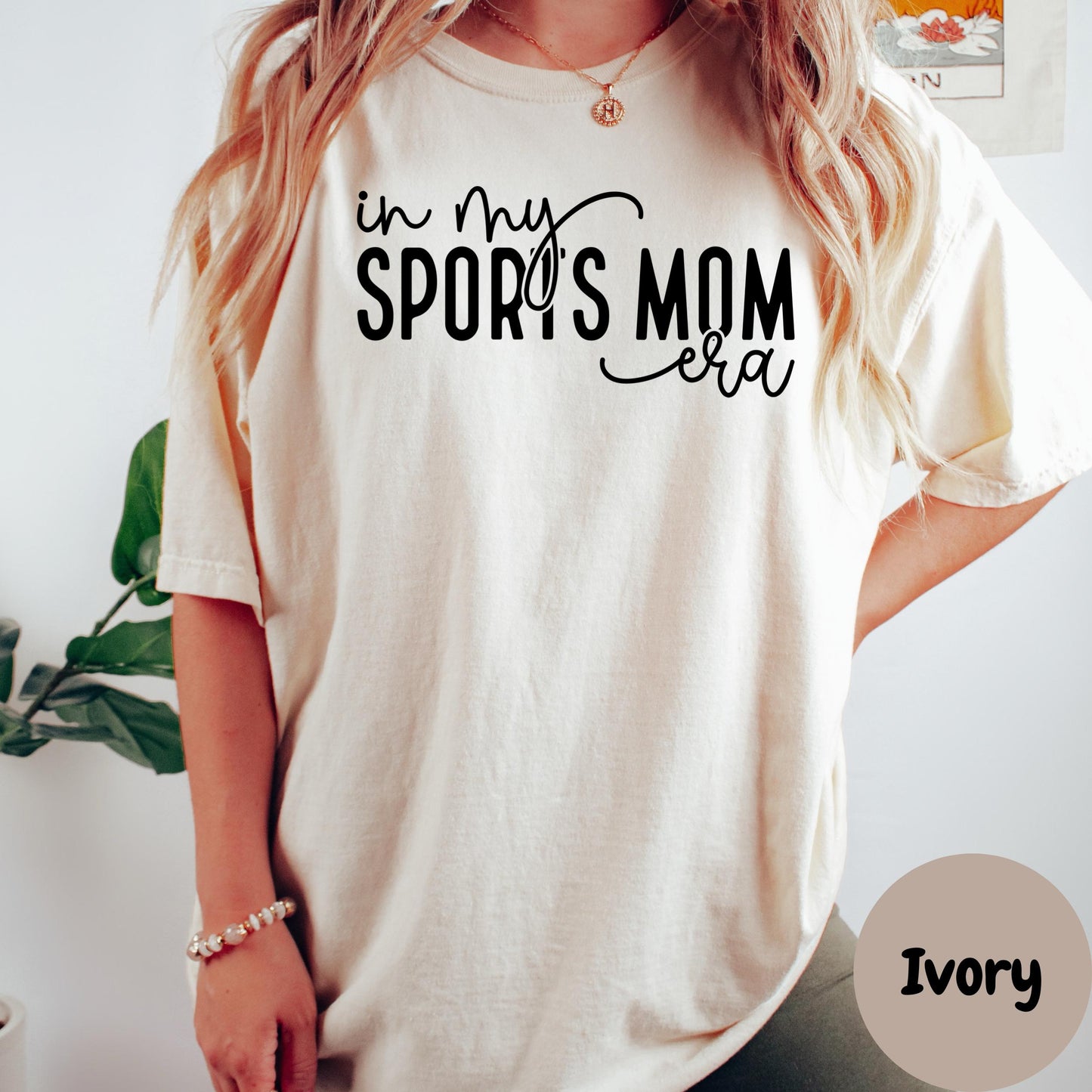 In My Sports Mom Era Comfort Colors® Shirt, Cute Game Day Mom Shirt, Trendy Sports Mama Tee, Athlete Parent Shirt, Softball Baseball Mom Tee