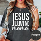 Jesus Lovin' Mama Comfort Colors® Shirt, Christian Mom Graphic Tee, Faith Shirt for Women, Worship Tee, Spiritual Motherhood Gift