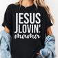 Jesus Lovin' Mama Comfort Colors® Shirt, Christian Mom Graphic Tee, Faith Shirt for Women, Worship Tee, Spiritual Motherhood Gift