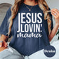 Jesus Lovin' Mama Comfort Colors® Shirt, Christian Mom Graphic Tee, Faith Shirt for Women, Worship Tee, Spiritual Motherhood Gift
