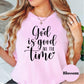 God Is Good All the Time Comfort Colors® Shirt, Faith Quote Tee, Christian Shirt for Women, Uplifting Religious Gift, Encouraging Bible Tee