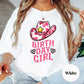 Birthday Girl Cowgirl Comfort Colors® Shirt, Pink Cowboy Hat Birthday Tee, Western Birthday Outfit, Country Party Shirt, Rodeo Birthday Gift