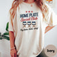 Home Plate Social Club Comfort Colors® Shirt, Baseball Mom Dugout Tee, Hey Batter Batter Shirt, Bleacher Babe Shirt, Game Day Supporter Tee
