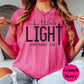 Be the Light Comfort Colors® Shirt, Matthew 5:14 Bible Verse Shirt, Christian Encouragement Tee, Inspirational Scripture Shirt for Women