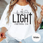 Be the Light Comfort Colors® Shirt, Matthew 5:14 Bible Verse Shirt, Christian Encouragement Tee, Inspirational Scripture Shirt for Women