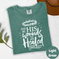 By His Wounds We Are Healed Shirt, Comfort Colors® Christian Cross Tee, Isaiah 53:5 Shirt, Faith-Based Tee, Easter Religious Gift Shirt