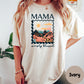 Mama Simply Blessed Shirt, Comfort Colors® Mom Tee, Boho Retro Mountain Shirt, Christian Mom Gift, Motherhood Shirt for Her