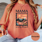 Mama Simply Blessed Shirt, Comfort Colors® Mom Tee, Boho Retro Mountain Shirt, Christian Mom Gift, Motherhood Shirt for Her