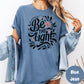 Be the Light Comfort Colors® Shirt, Christian Floral Tee, Faith Graphic Shirt for Women, Inspirational Bible Verse Shirt, Positive Gift Tee