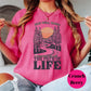 The Path of Life Shirt, Psalm Inspired Comfort Colors® Tee, Christian Sunset Shirt, Bible Verse Shirt, Faith Graphic Tee, Religious Gift