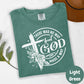 But God Made a Way Shirt, Comfort Colors® Christian Tee, Faith Shirt for Women, Bible Verse Shirt, Inspirational Jesus Tee, Cross Shirt