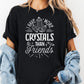 I Have More Crystals Than Friends Shirt, Comfort Colors® Witchy Tee, Funny Spiritual Shirt, Crystal Lover Gift, Introvert Graphic Tee