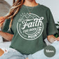 Faith Can Move Mountains Shirt, Comfort Colors® Christian Tee, Matthew 17:20 Bible Verse Shirt, Inspirational Faith Shirt, Religious Tee