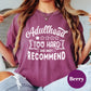 Adulthood Too Hard Do Not Recommend Shirt, Comfort Colors® Funny Tee, Relatable Tee for Women, Tired Mom Shirt, Sarcastic Adulting Gift