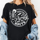 Surviving Purely Out of Spite Shirt, Comfort Colors® Funny Skeleton Graphic Tee, Spicy Sarcastic Shirt for Women, Dark Humor Attitude Gift