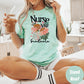 Nurse Graduate Shirt, Comfort Colors® Floral Nursing Graduation Tee, RN Graduate Gift for Her, Cute Medical School Tee, New Nurse Shirt