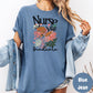 Nurse Graduate Shirt, Comfort Colors® Floral Nursing Graduation Tee, RN Graduate Gift for Her, Cute Medical School Tee, New Nurse Shirt